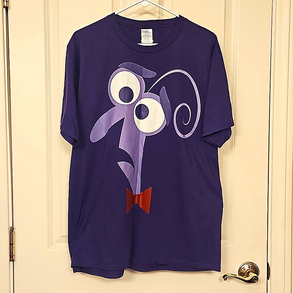 Disney Pixar Fear Purple Tee, size Large, Unisex NWOT